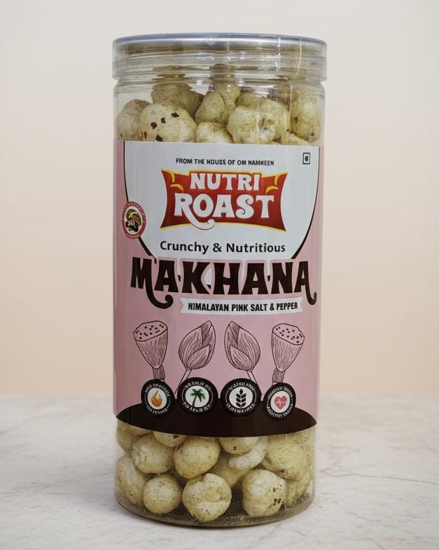 Nutri Roast Makhana Himalayan Pink Salt & Pepper